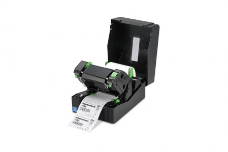 принтер этикеток tsc200-с поднятой печатающей головкой